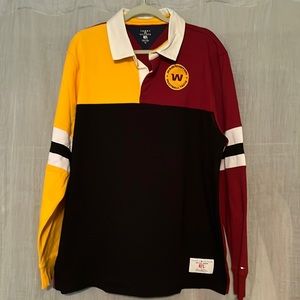 Long Sleeve Tommy Polo - Washington Football Team